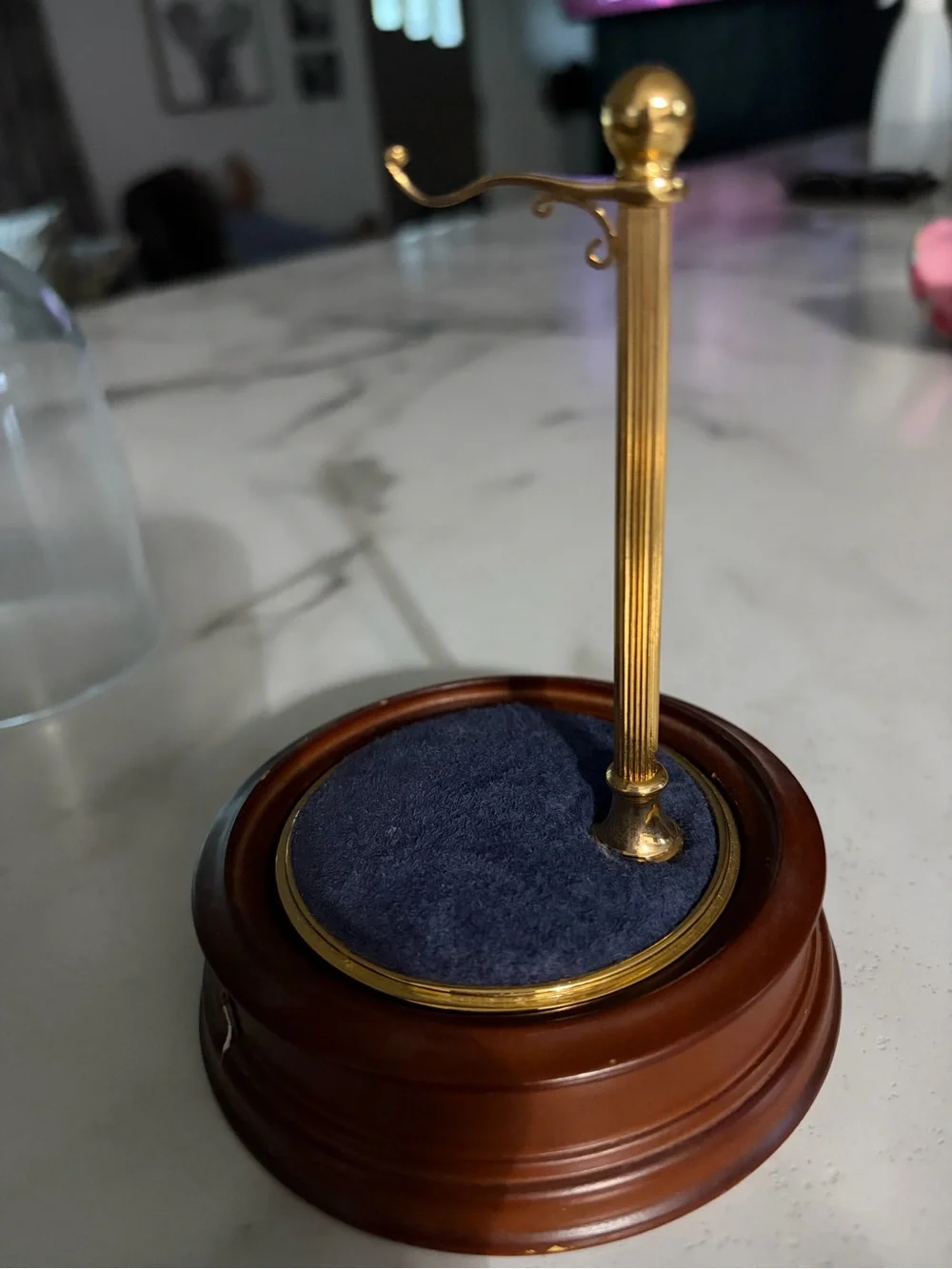 John Wayne Gold Collector Pocket Watch Display - Gold Finish
